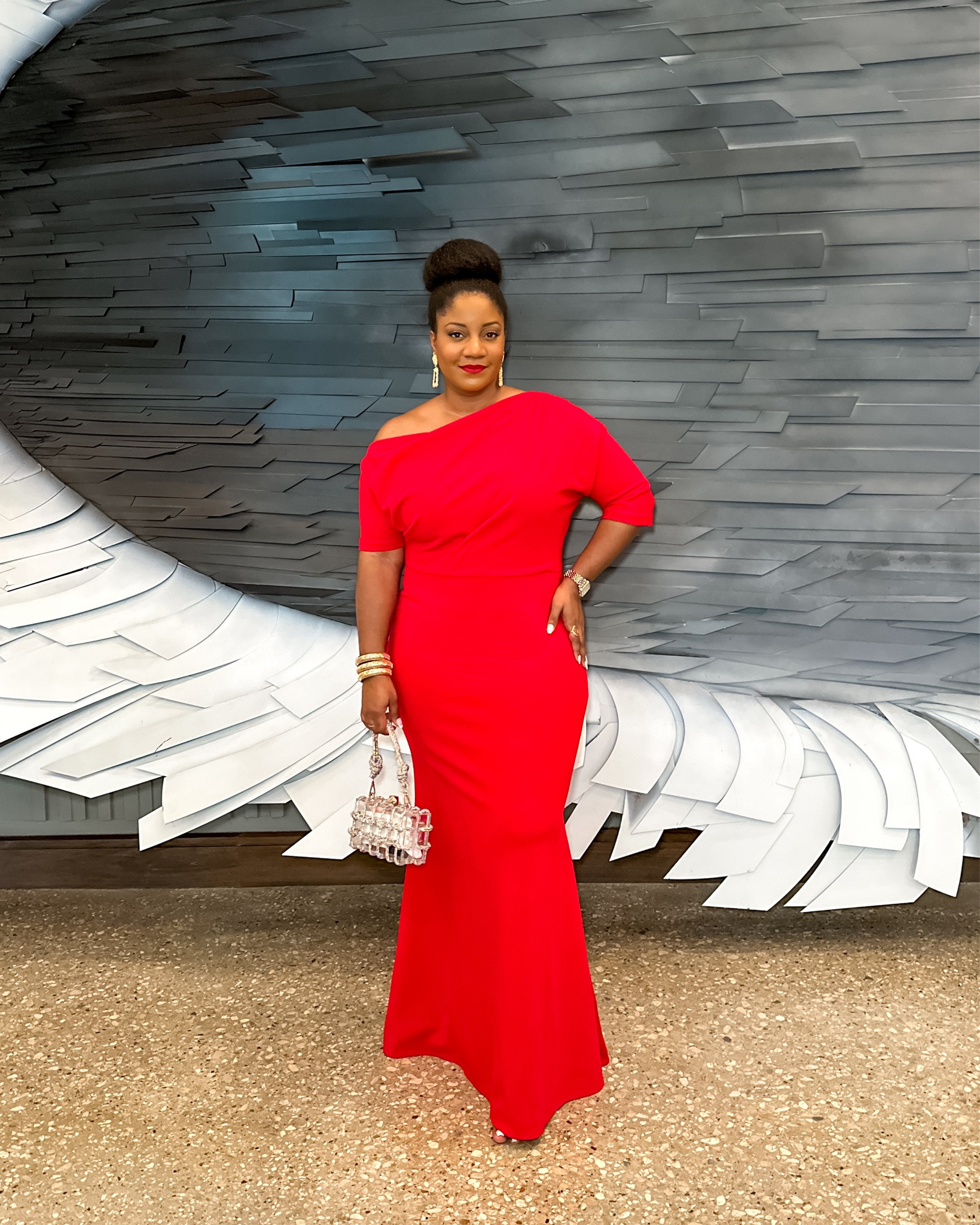 Love this red gown from @nordstrom. ❤️ I fit both the 12 and the 14, but I’m wearing the 14 for a looser fit. I also linked similar gowns from @amazon that are more affordable. 

Wedding guest dress // black tie wedding // black tie dress // floor length gown // red gown // long red dress // dress with sleeves // evening gown // gown with sleeves // fall wedding // holiday dress //holiday gala dress

#LTKMidsize #LTKWedding #LTKHoliday