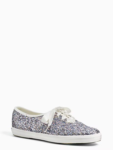 Keds X Kate Spade New York Glitter Sneakers, Crystal - Size 5 | Kate Spade (US)