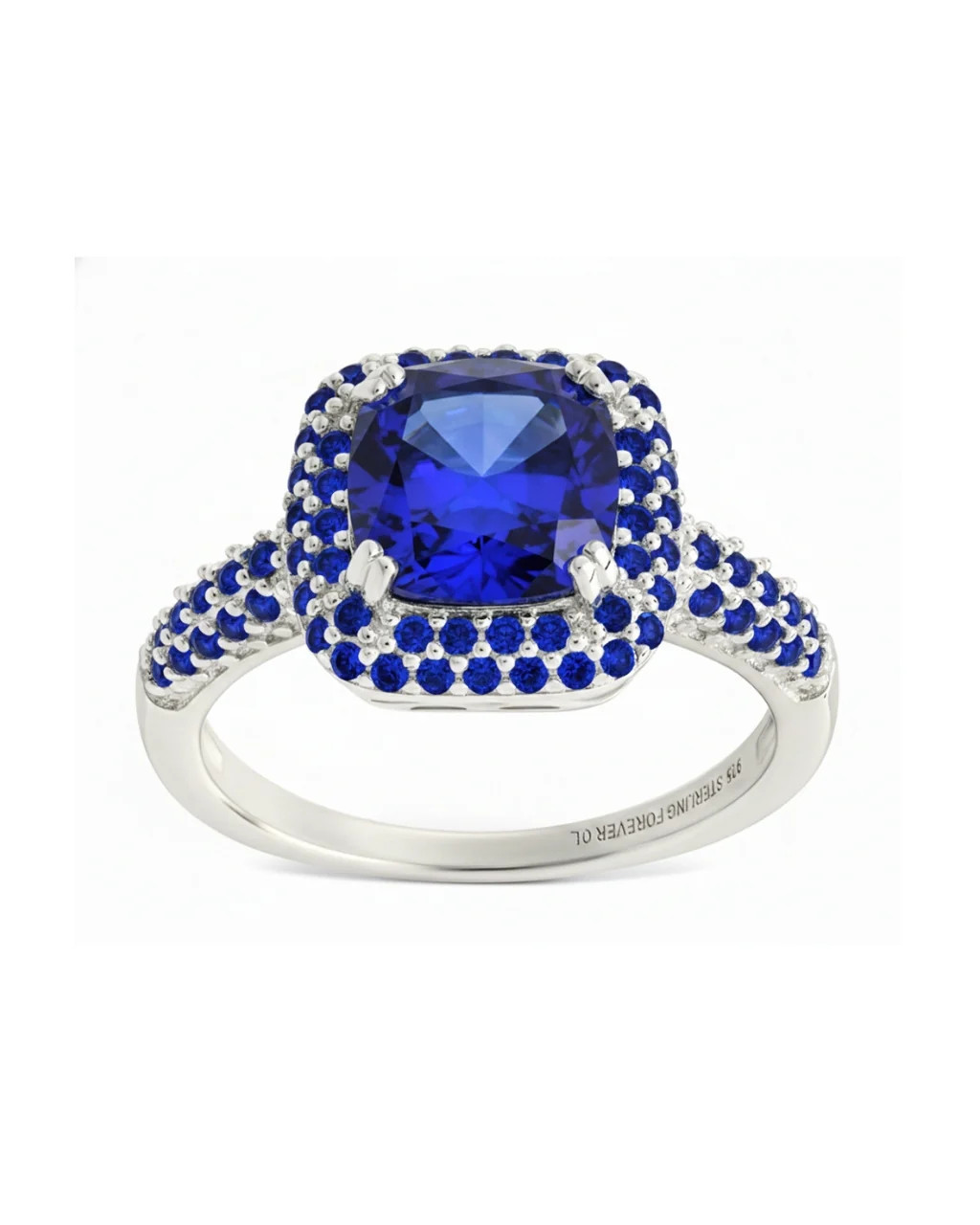 Sterling Silver Sapphire CZ Legacy Ring | Sterling Forever