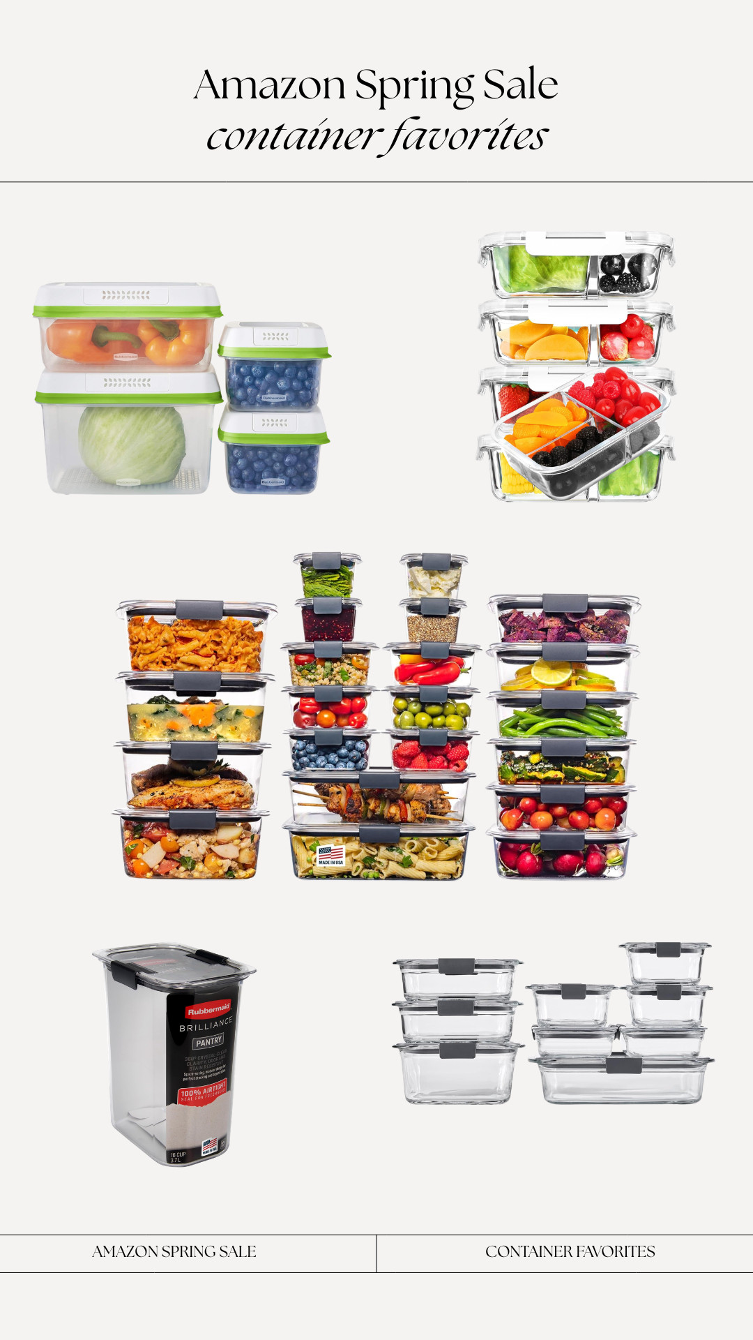 Some of my favorite meal prep containers included in the Amazon Spring Sale! 

 #LTKfoodie #LTKHome