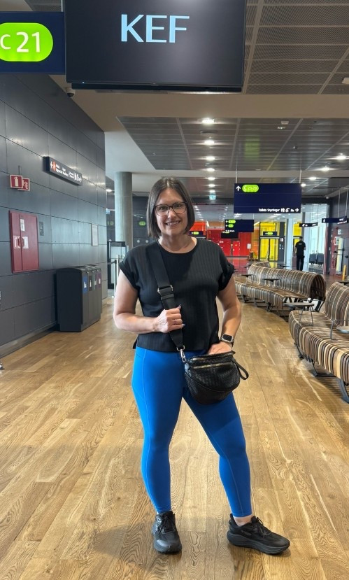 Comfort is always the goal on travel days. This outfit kept me comfortable through airports, flights, and long travel days without sacrificing style. The bright blue leggings add a fun pop of color (and have pockets), and every piece is easy to mix and match for future trips. 5'4" wearing a large bottom and medium top. #affiliate

#LTKootd #LTKMidsize #LTKTravel