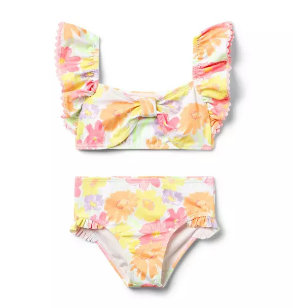 Recycled Floral Ruffle 2-Piece Swimsuit | Janie and Jack