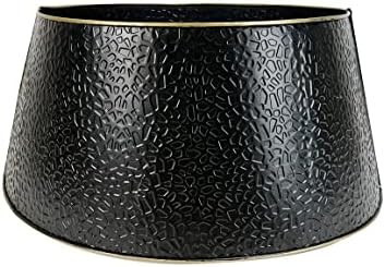Christmas Tree Collar – Black Metal Base Decoration to Cover Artificial Christmas Tree Stand - ... | Amazon (US)