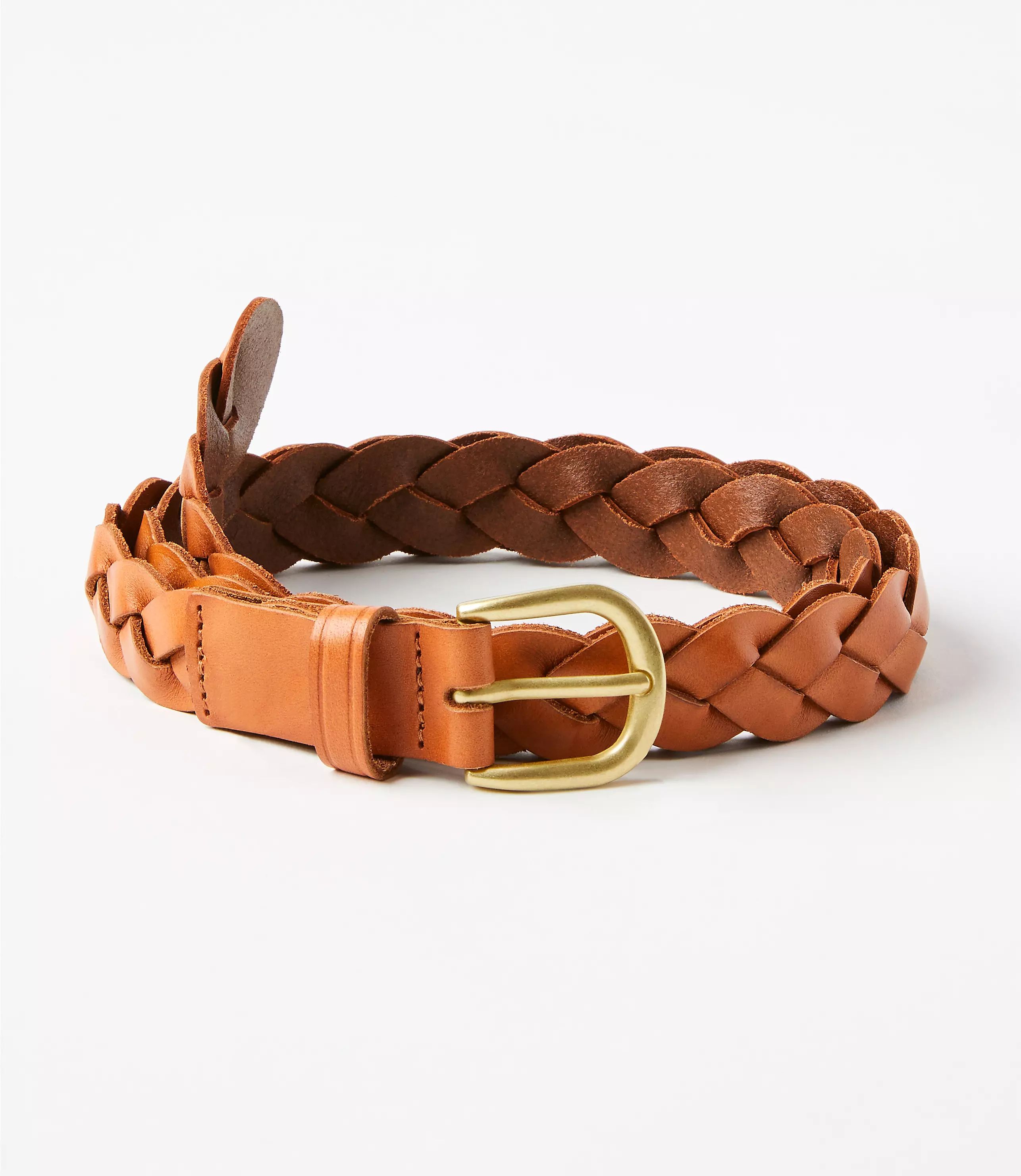 Braided Leather Belt | LOFT