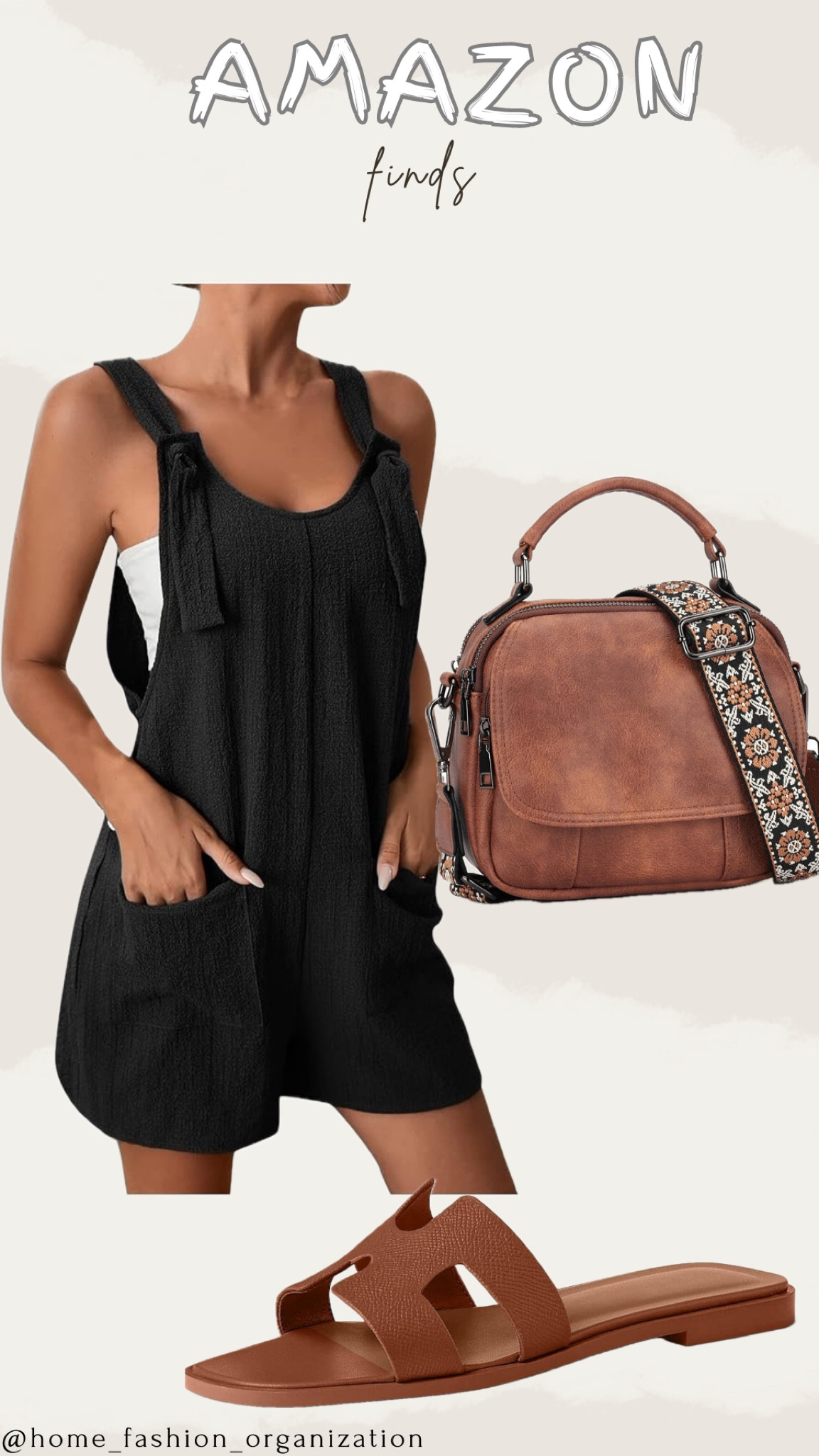 Amazon romper finds - crossbody bag - sandals - spring finds

#LTKU #LTKFindsUnder50 #LTKStyleTip