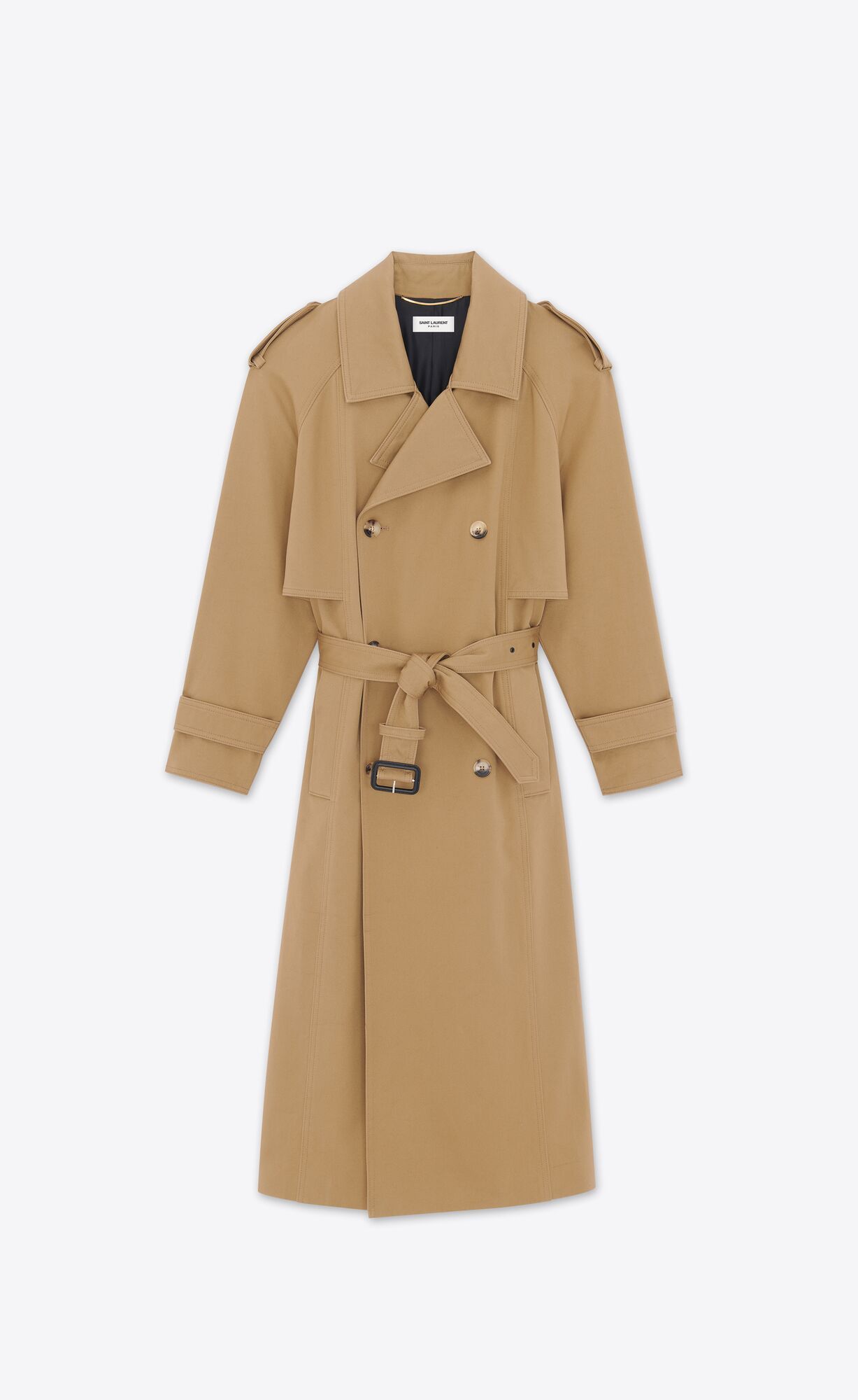 trench coat in gabardine | Saint Laurent Inc. (Global)