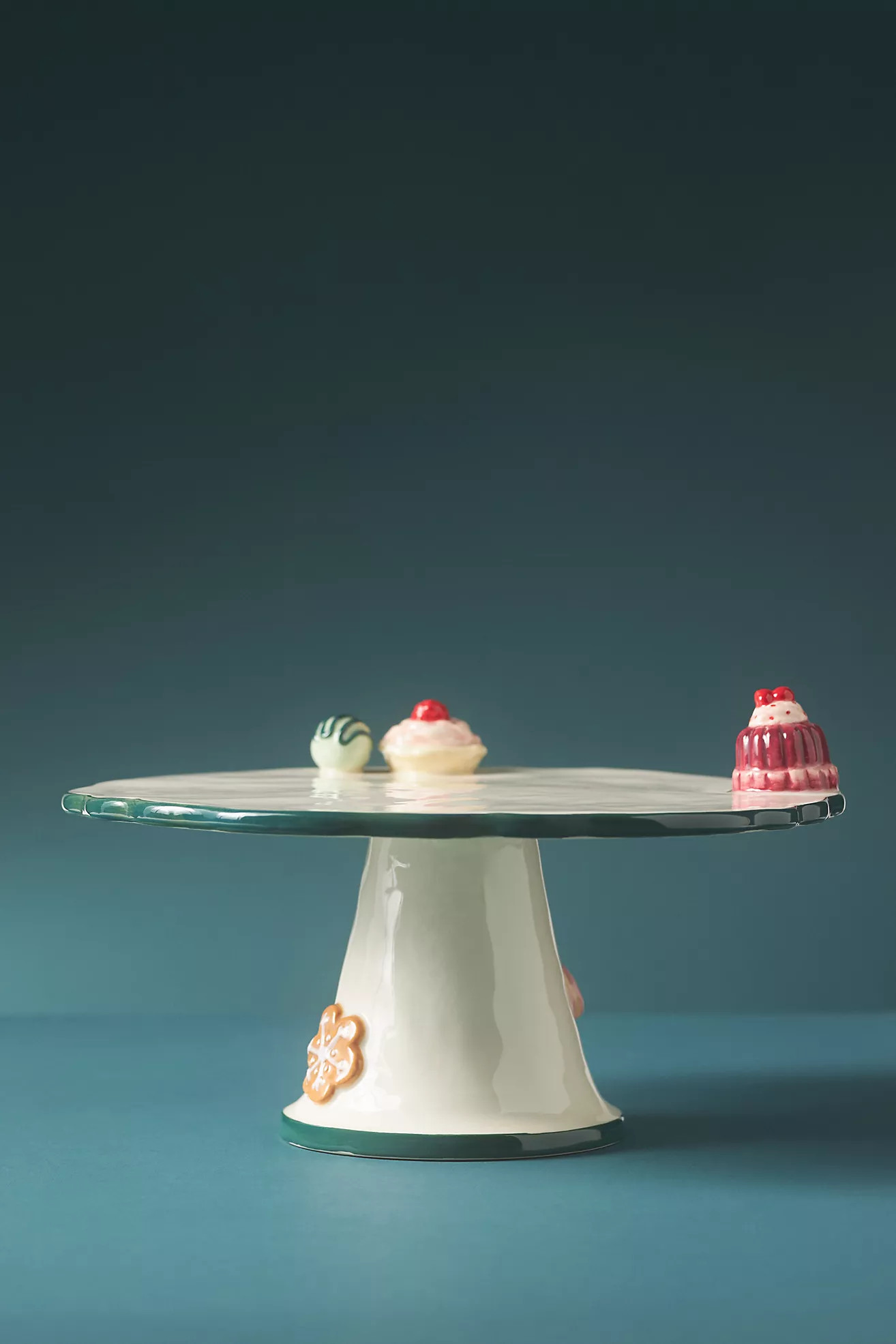 Holifaye Ceramic Stoneware Cake Stand | Anthropologie (US)