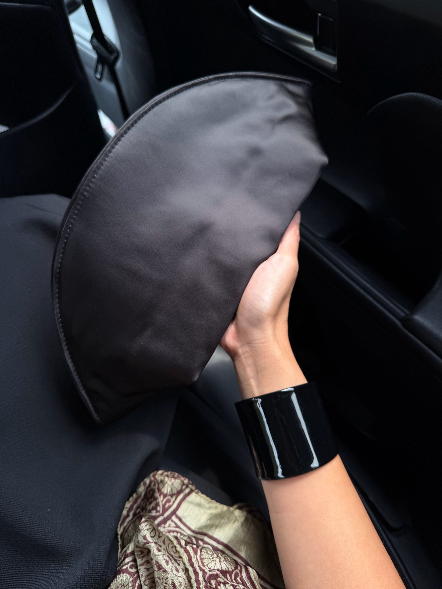 Sateen clutch is $39.90