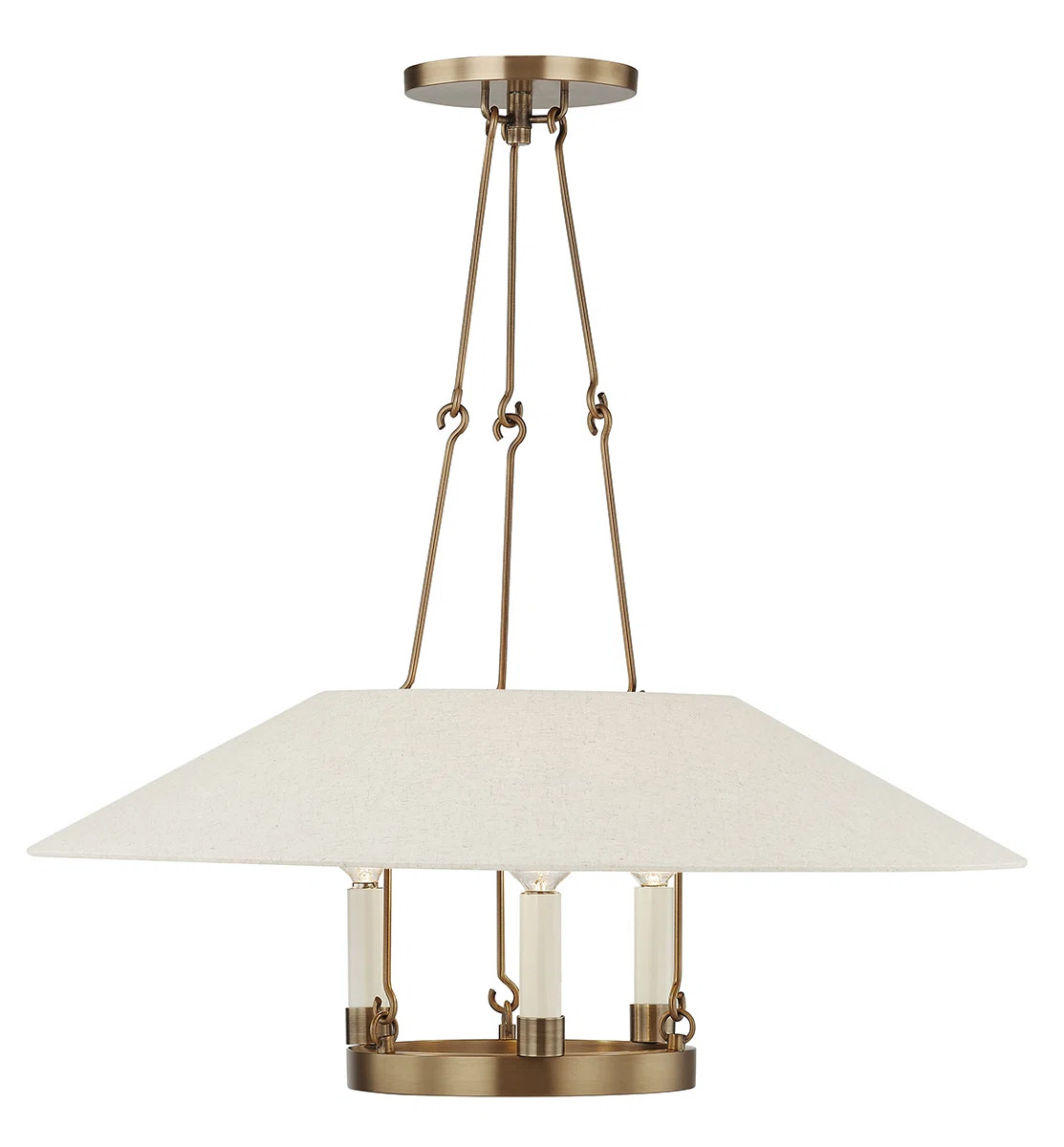 3 - Light Dimmable Round / Oval Chandelier | Wayfair North America