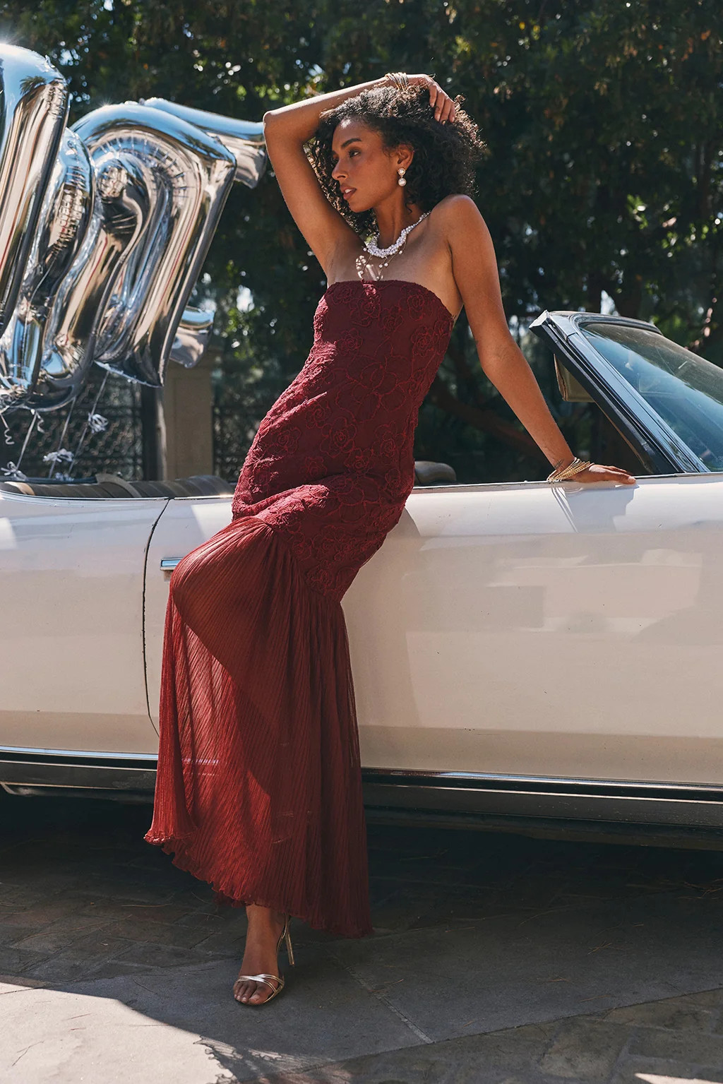 Daylight Mulberry Embroidered Maxi Dress | 12th Tribe | 12th Tribe