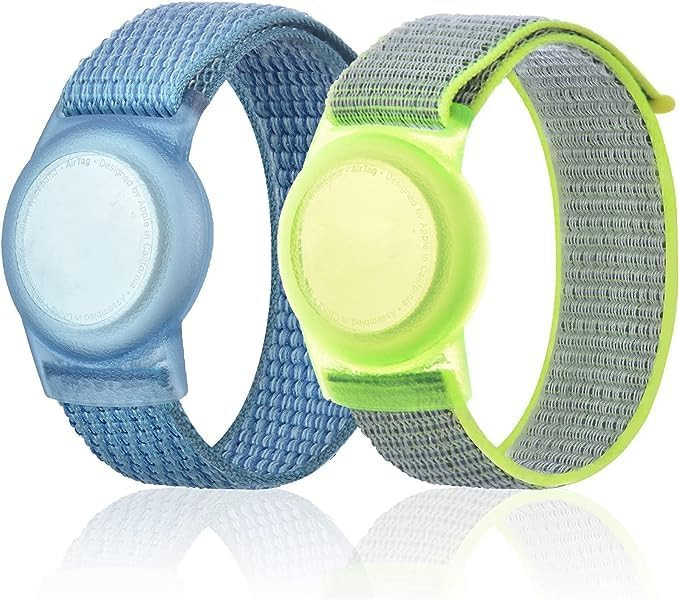 Kids Wristband Compatible with Apple AirTag, Protective Case for Air Tag GPS Tracker Holder with ... | Amazon (US)