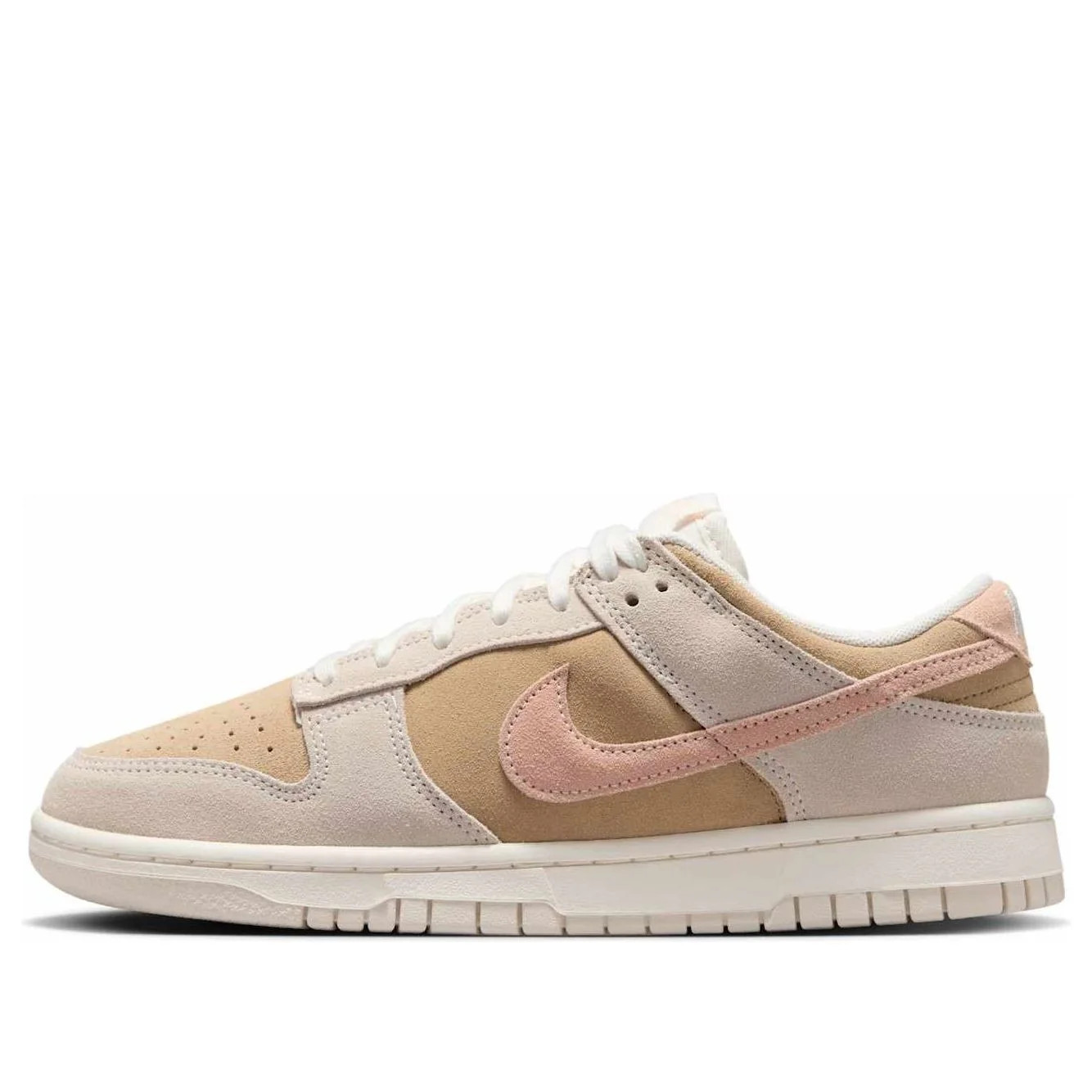 (WMNS) Nike Dunk Low Suede 'Phantom Washed Coral' IB4367-030 | KICKS CREW