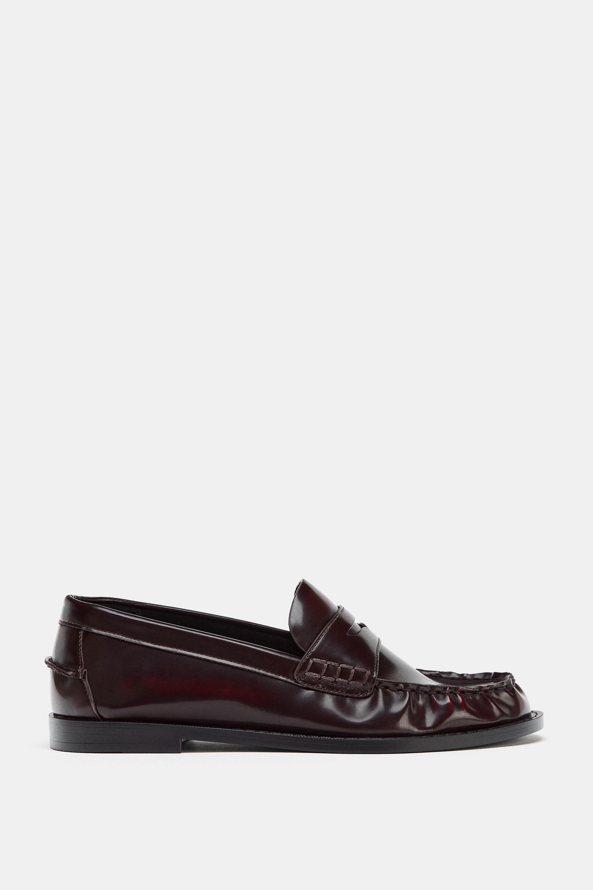 PATENT EFFECT LOAFERS | Zara US