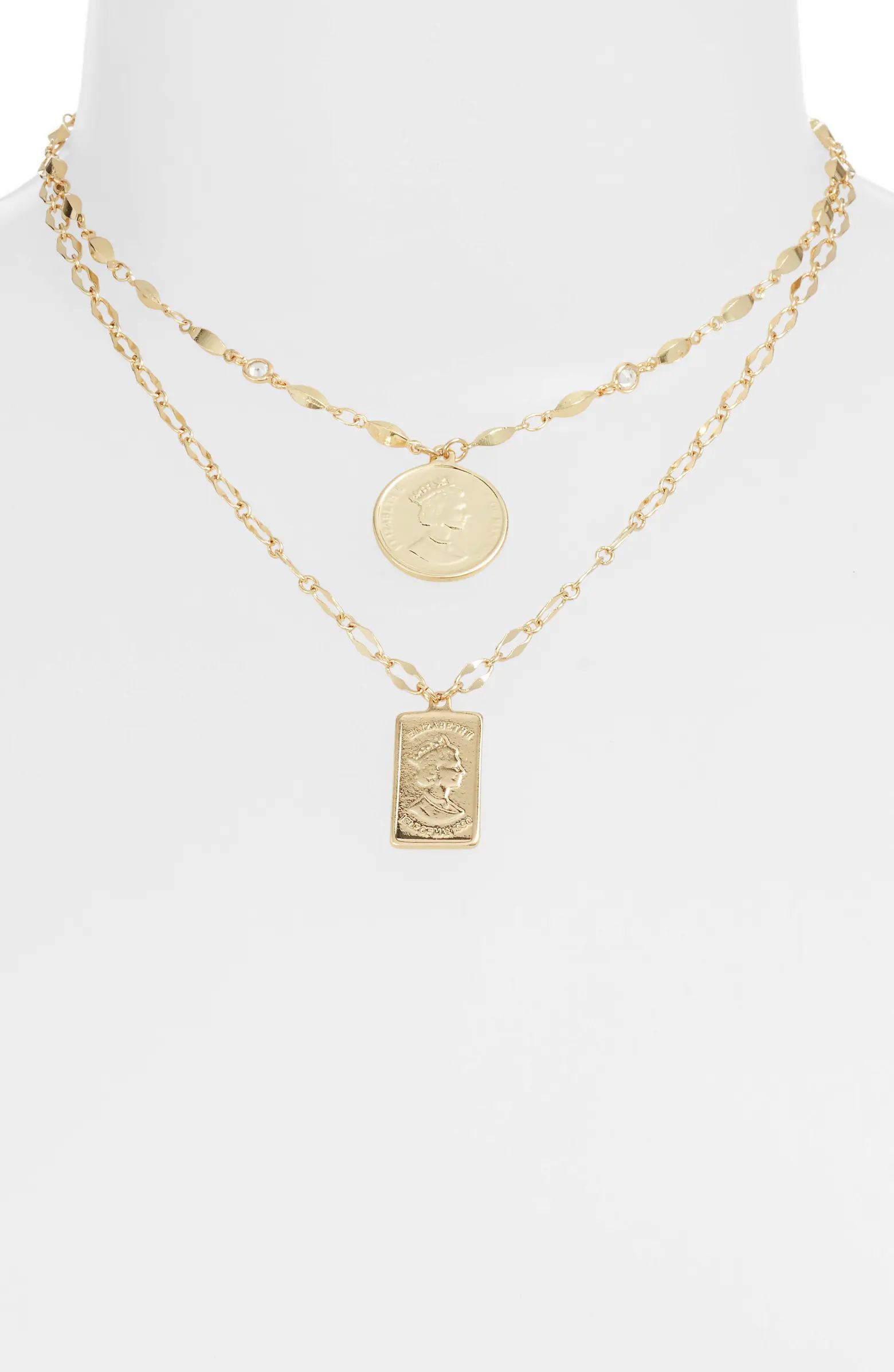 Set of 2 Pendant Necklaces | Nordstrom