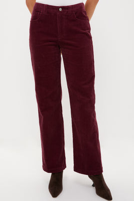 Burgundy Corduroy Camden Pant | Tuckernuck (US)