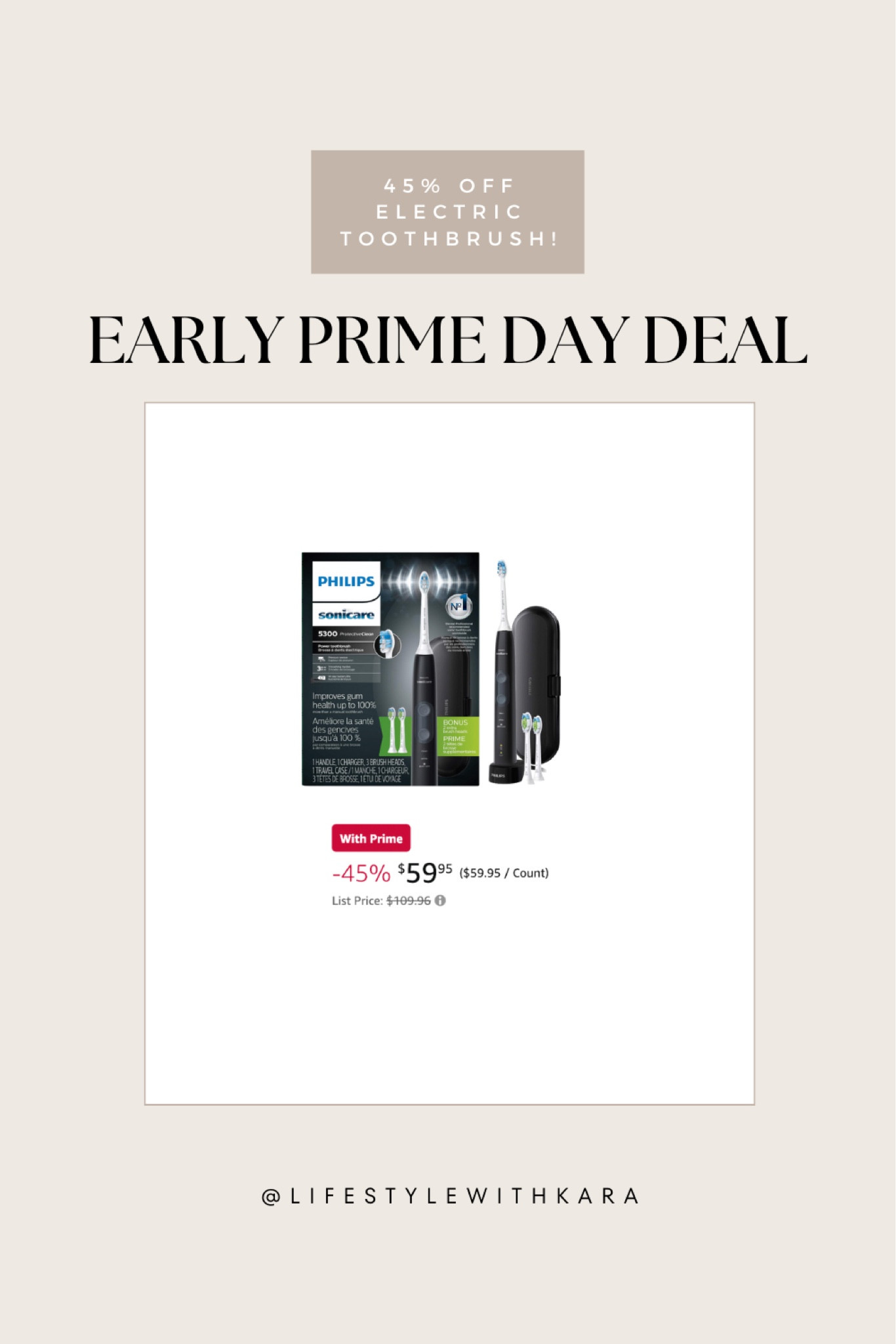 Great price on a super highly rated electric toothbrush 🦷  🪥 

#LTKFamily #LTKBeauty #LTKHome