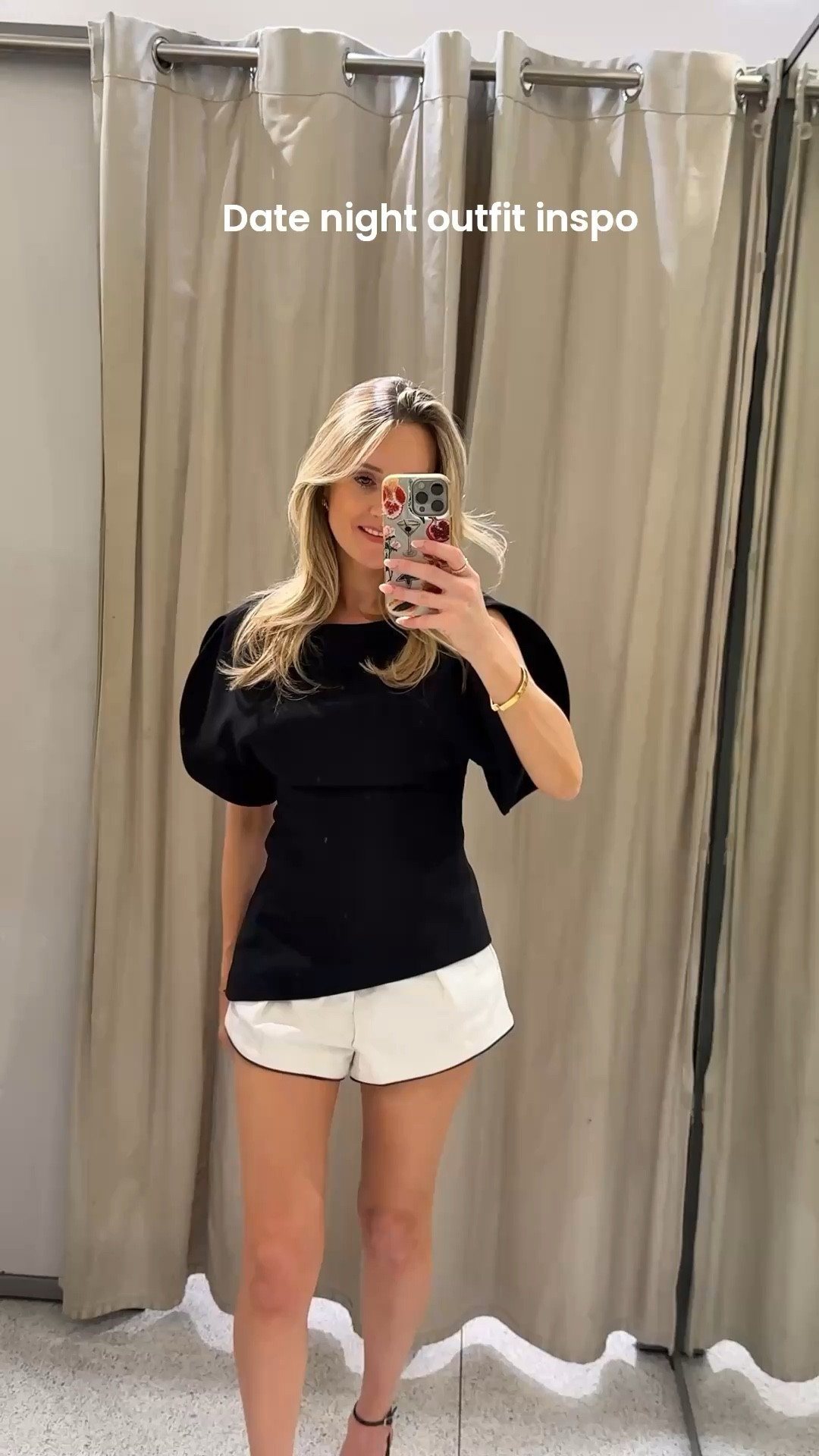 Date night outfit inspo. Love these shorts! I have this too in black an white too and it’s a go to when I need a jeans and a nice top vibe x

Zara outfit 
Brunch outfit 
Monochrome outfit 
Zara new 

#LTKuk #LTKspring #LTKstyletip