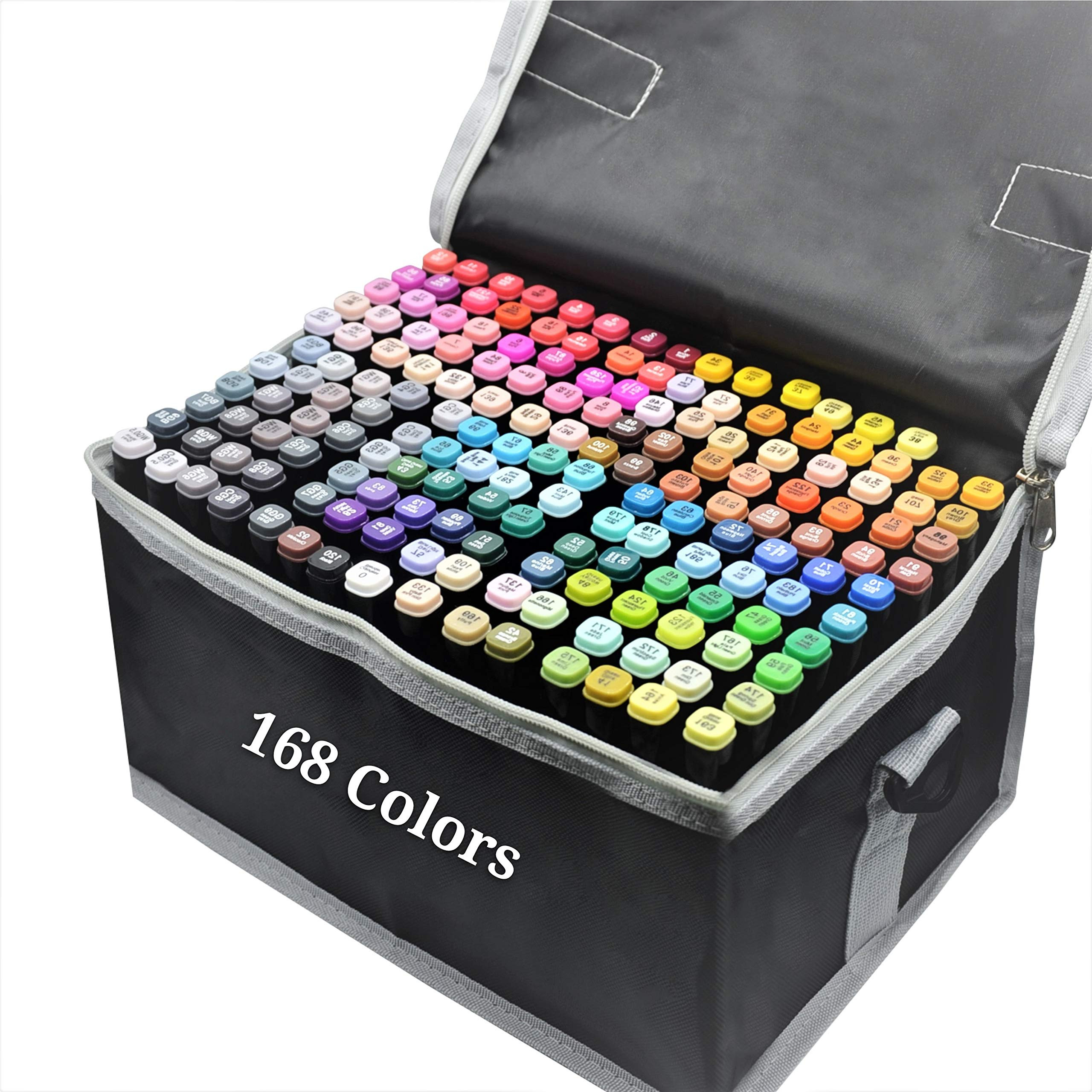 100 Colors Alcohol Markers Dual Tips Permanent Art Markers Pen for art student & Adult (Multicolo... | Amazon (CA)