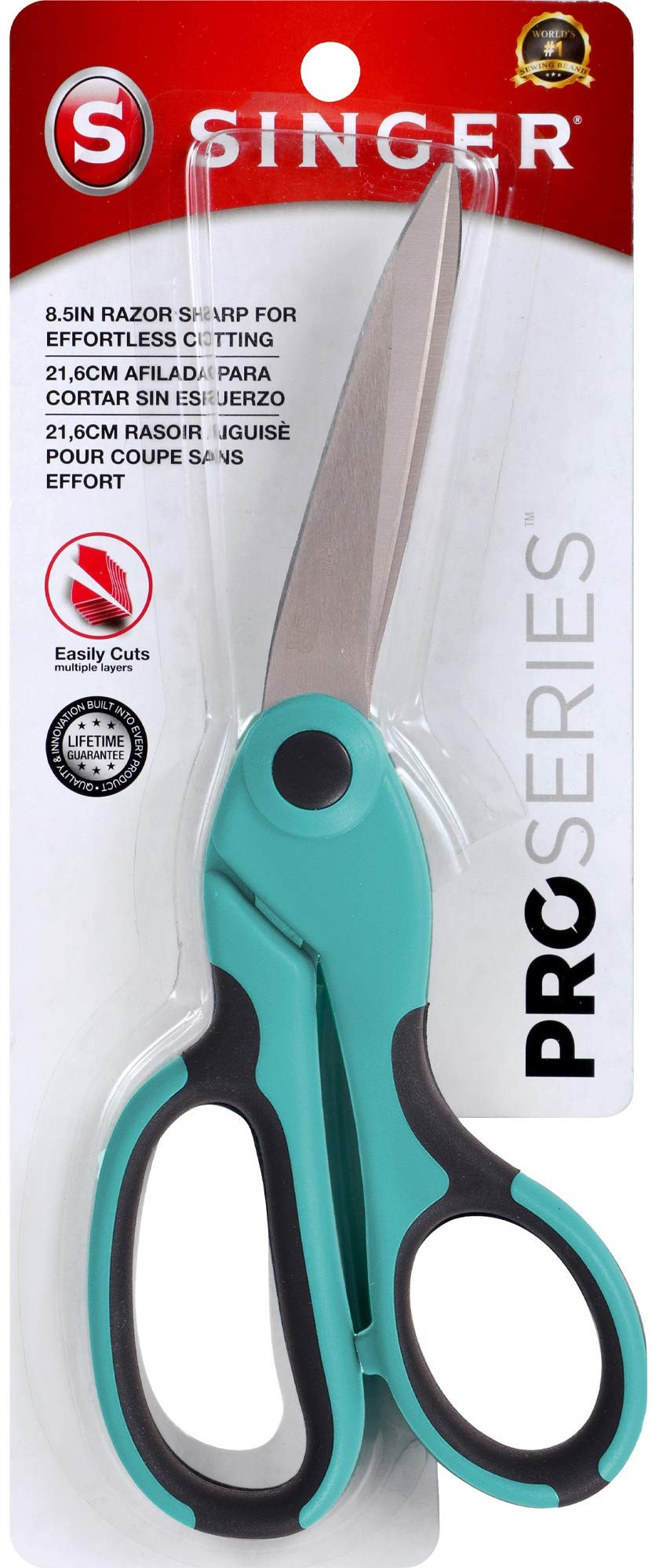 SINGER 8-1/2-Inch ProSeries Heavy Duty Bent Sewing Scissors | Amazon (US)