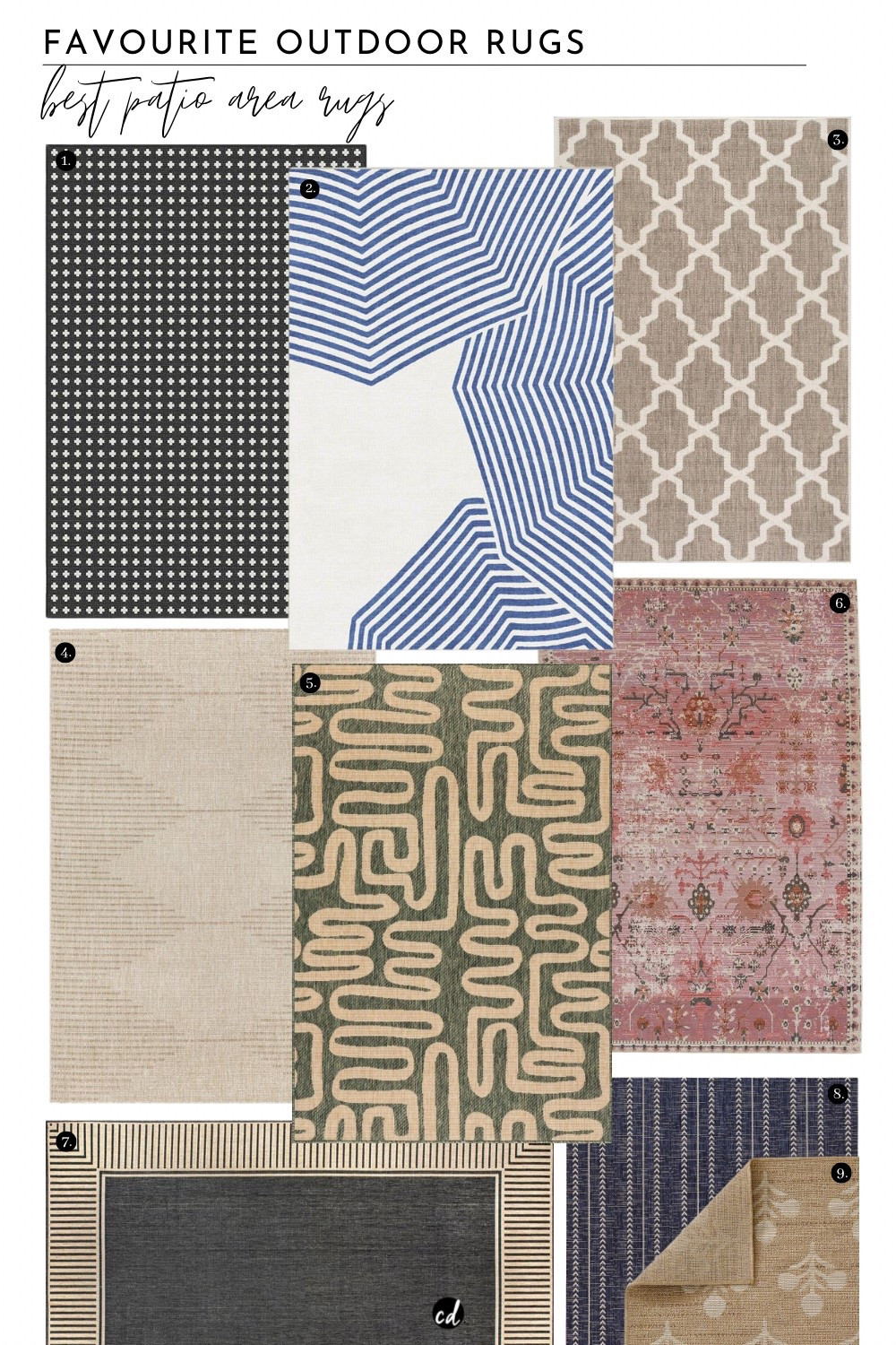 Favourite Outdoor Rugs: Best Patio Area Rugs 

#LTKHome