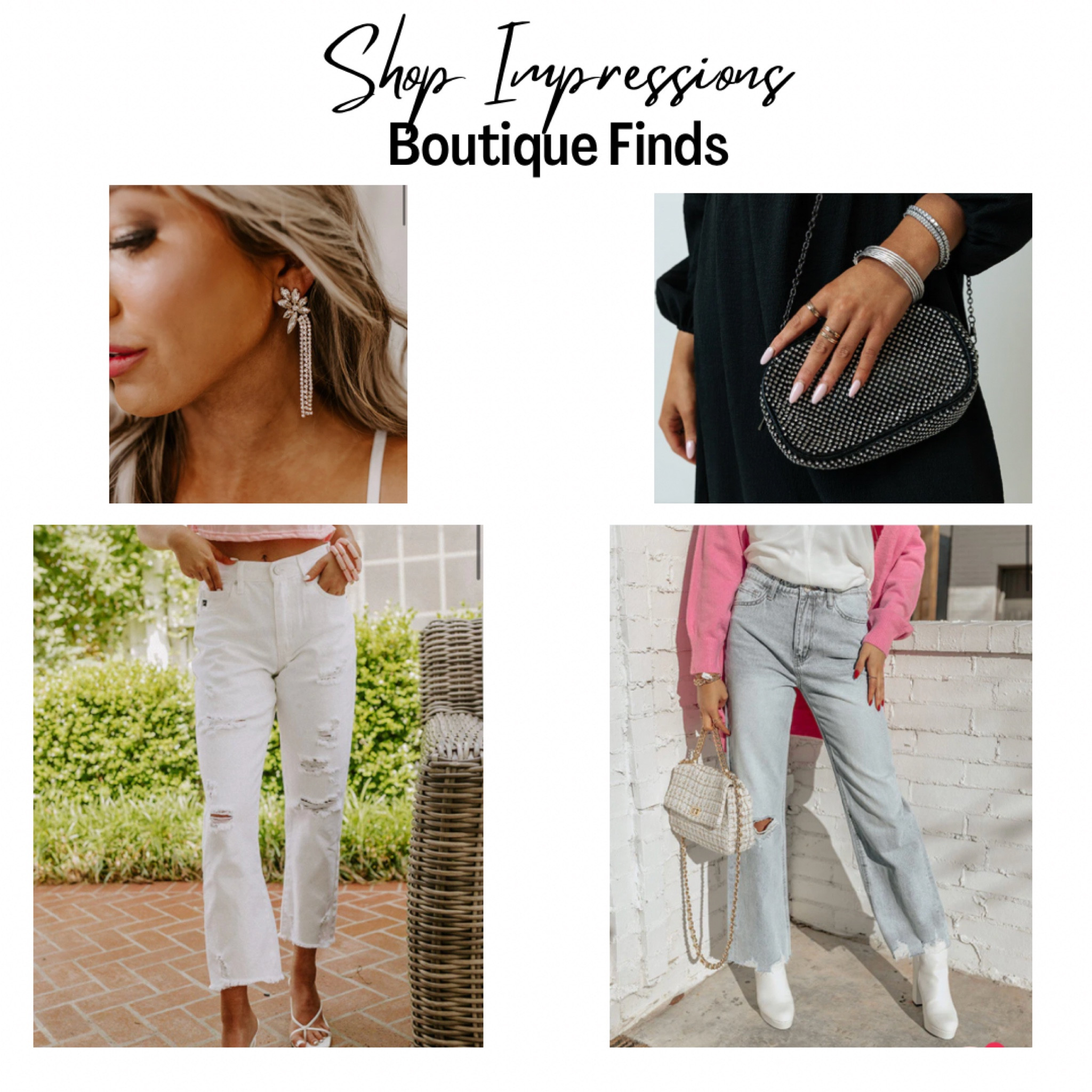 My recent purchase from Shop Impressions boutique! Needed some new jeans and threw in a couple accessories too!✨ everything was under $30 each!

#LTKunder50 #LTKsalealert