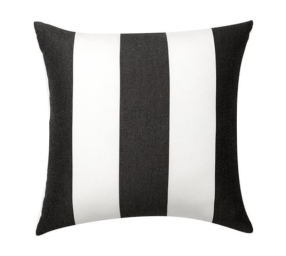 Sunbrella® Awning Striped Outdoor Pillow | Pottery Barn (US)