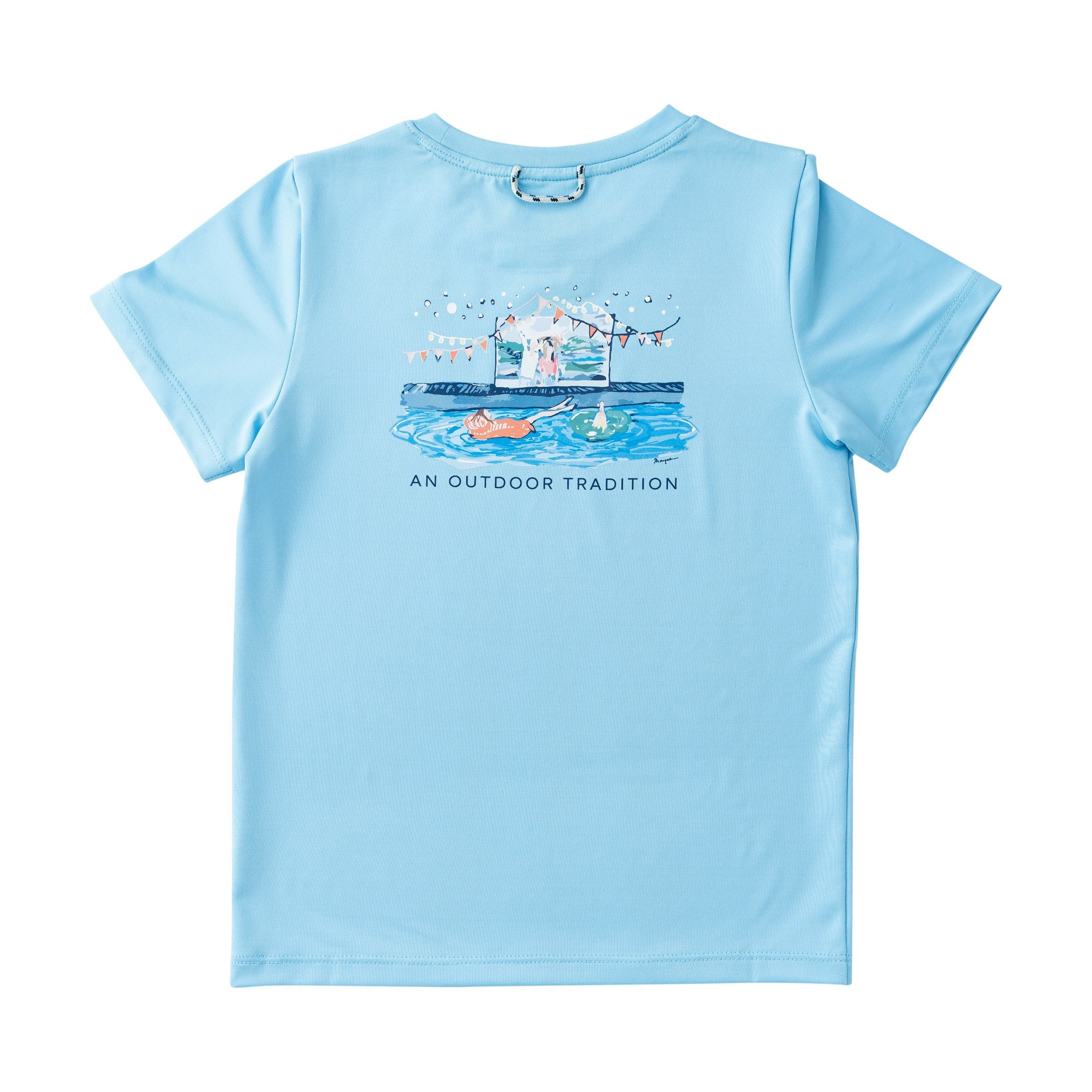 Kid's Pro Performance Short Sleeve T-shirt – Dock Pool Party Art | PRODOH