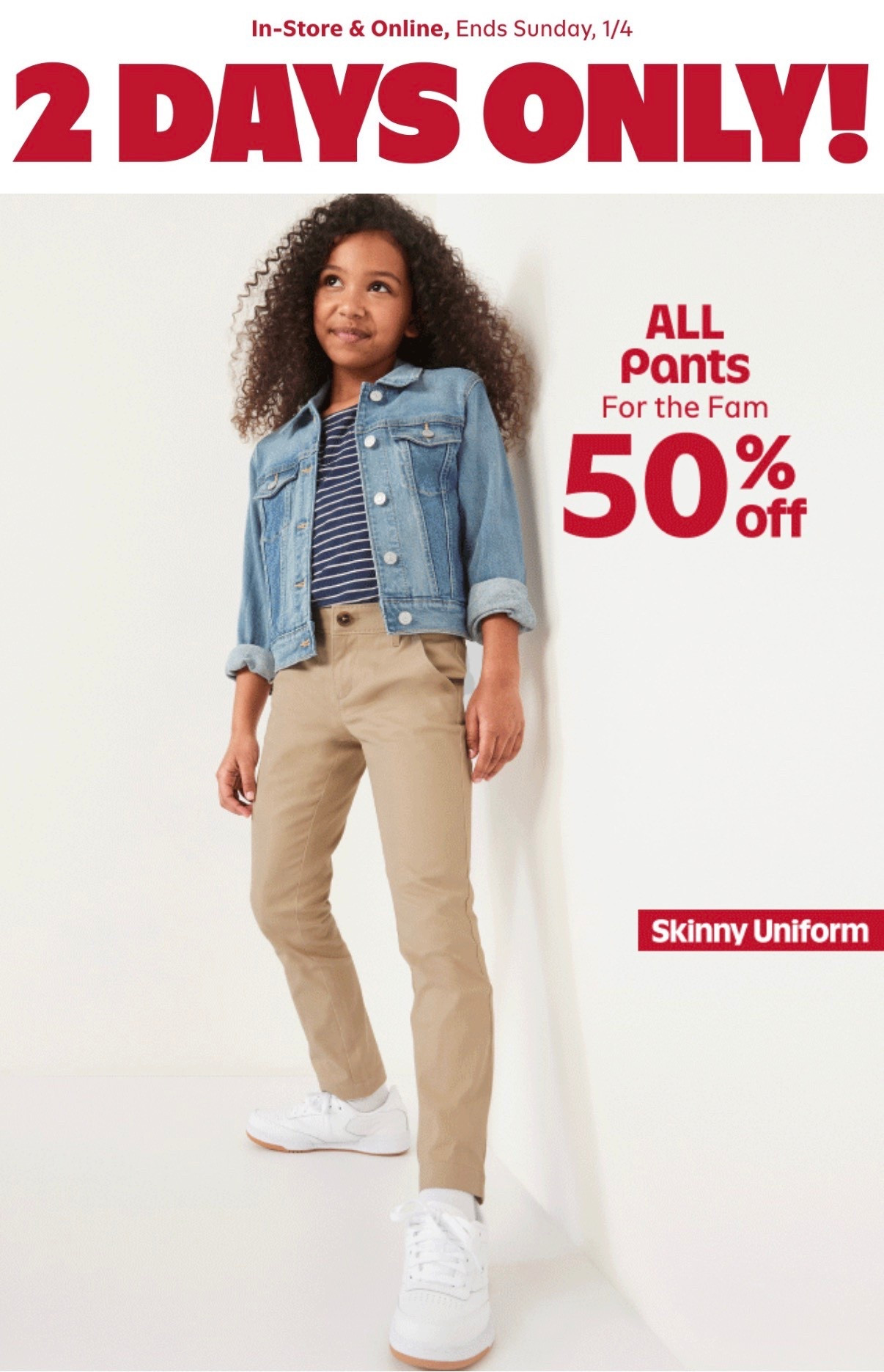 Friendly reminder: sales like this don’t happen often 👏🏽
50% OFF ALL pants at Old Navy — yes, ALL of them.
Perfect time to refresh your closet for work, errands, travel, and mom life.
Everything I’m loving is linked in my LTK for easy shopping.

#OldNavyFinds #OldNavyStyle #ClosetRefresh #SaleSeason #MomFits #AffordableStyle #LTKStyle #LTKSaleAlert #ShoppingWithPriiincesss #AtlantaInfluencer #AtlantaCreator

#LTKKids #LTKSaleAlert #LTKMens