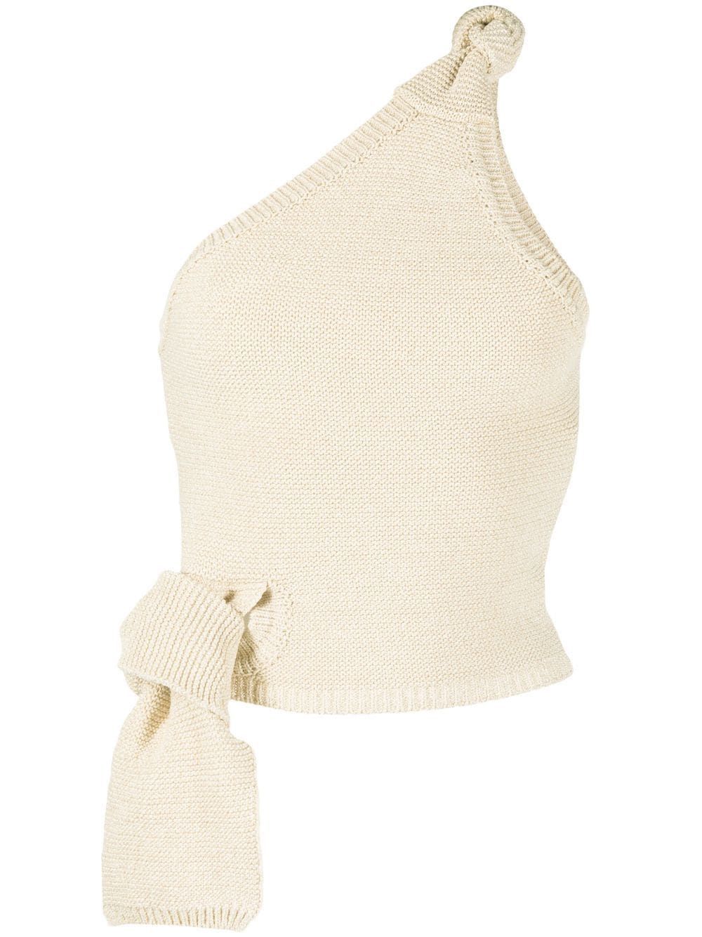 Jacquemus La Maille Noeud Knitted Top - Farfetch | Farfetch Global