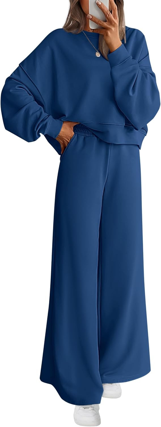 PRETTYGARDEN Women 2 Piece Outfits Fall Sweatsuit Lounge Set | Amazon (US)