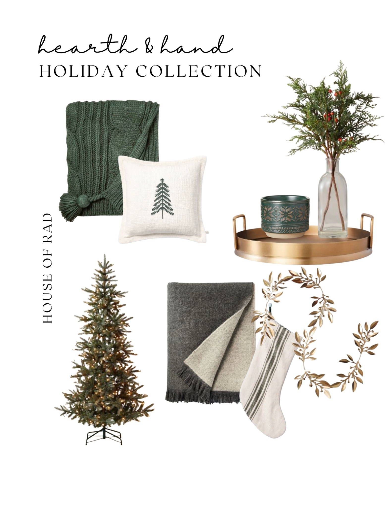 NEW Holiday Collection from Hearth & Hand at Target
Christmas tree
Christmas florals
Christmas stems
Holiday decor
Christmas decor
Green throw blanket
Holiday throw pillows
Holiday candles
Gray throw blanket
Christmas candle
Gold metal garland
Stocking
Gold tray 


#LTKHoliday #LTKSeasonal #LTKhome