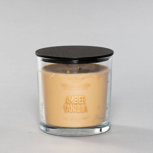13oz Glass Jar 2-Wick Candle Amber Vanilla - The Collection By Chesapeake Bay Candle | Target