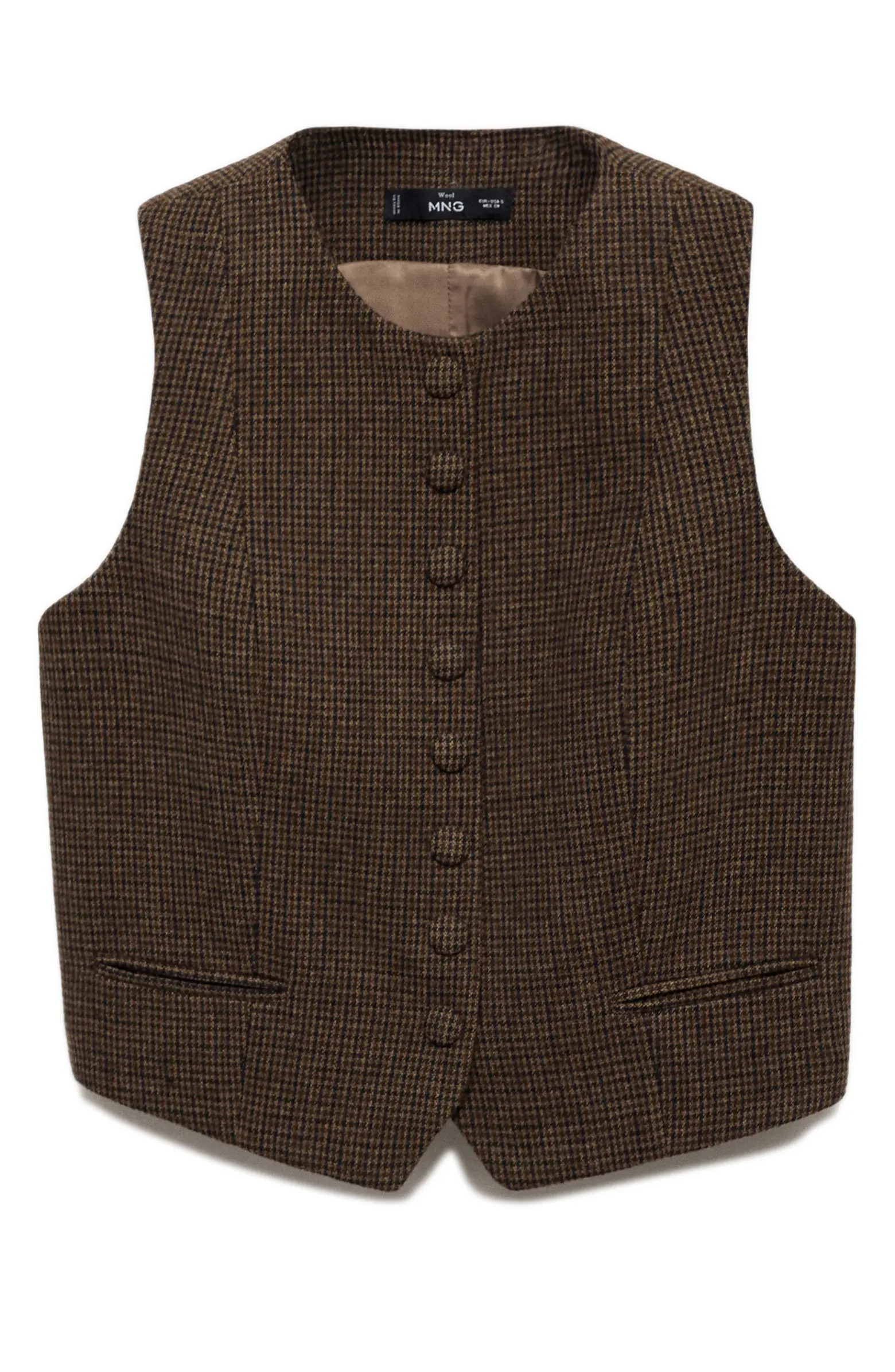 Nimes Microcheck Waistcoat | Nordstrom