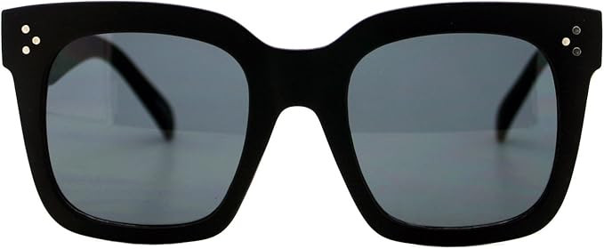 Womens Oversized Fashion Sunglasses Big Flat Square Frame UV 400 | Amazon (US)