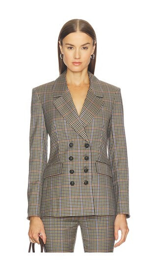 Veronica Beard Claude Dickey Jacket in Brown. - size 0 | Revolve Clothing (Global)