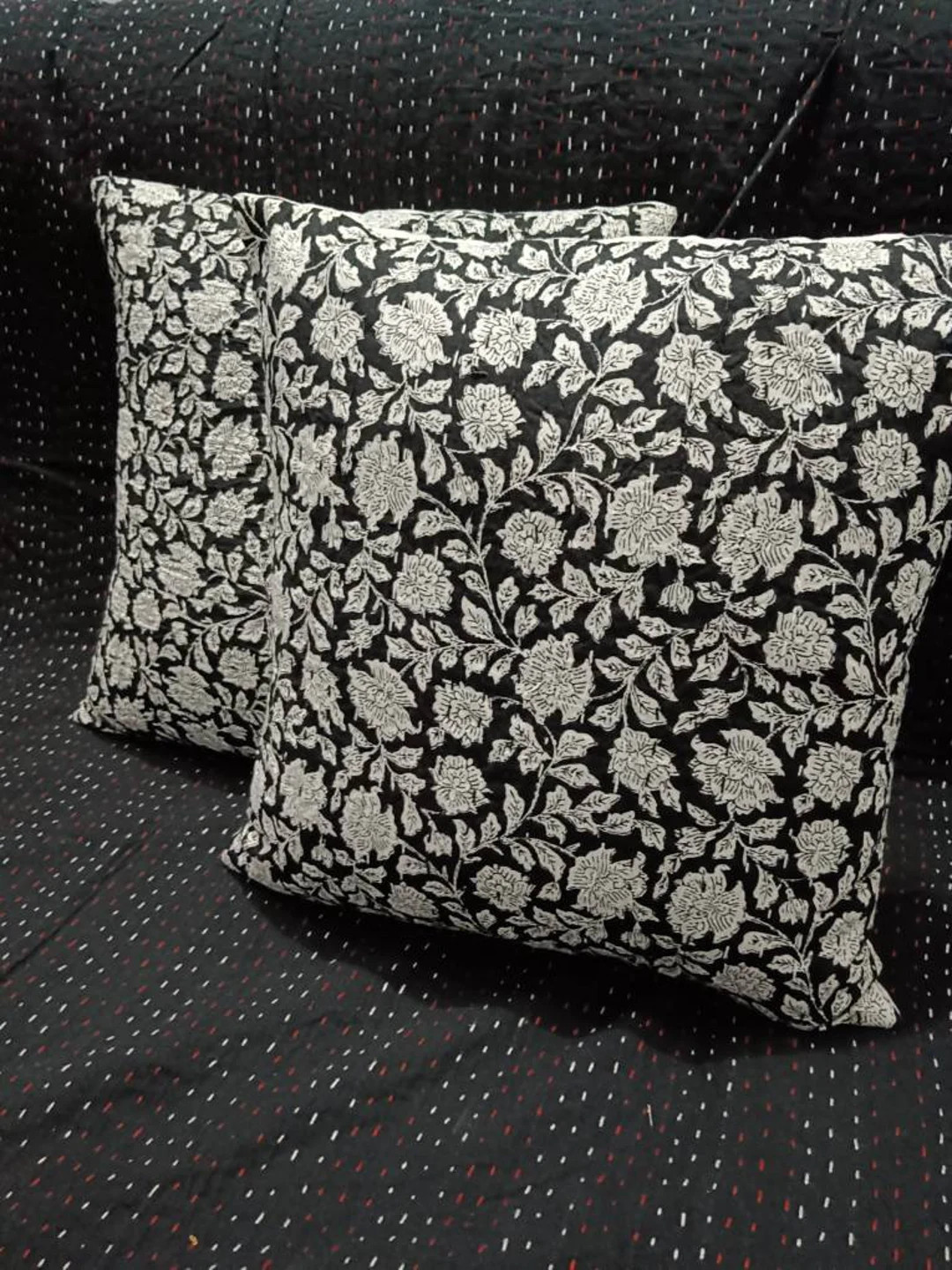 Pillows Cover and Cushion Cover Customize Size Pillows Shames Pillows Hand Block Print Handmade K... | Etsy (US)