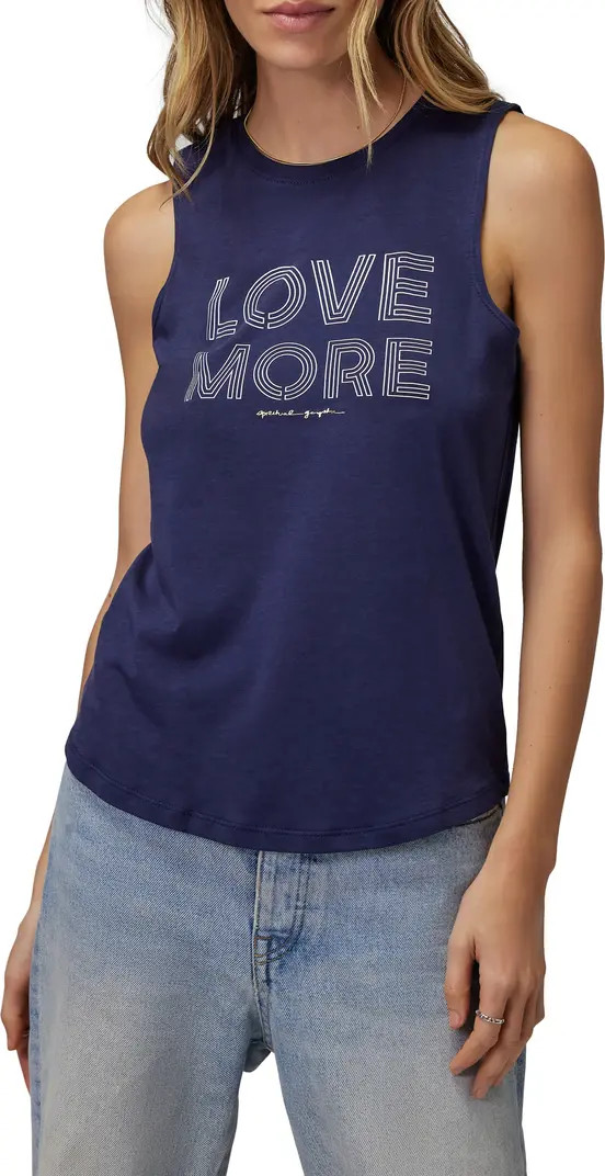 Love More Cotton & Modal Graphic Tank | Nordstrom