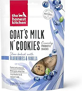 The Honest Kitchen Goat's Milk N' Cookies: Slow Baked with Blueberries & Vanilla, 8 oz Bag | Amazon (US)