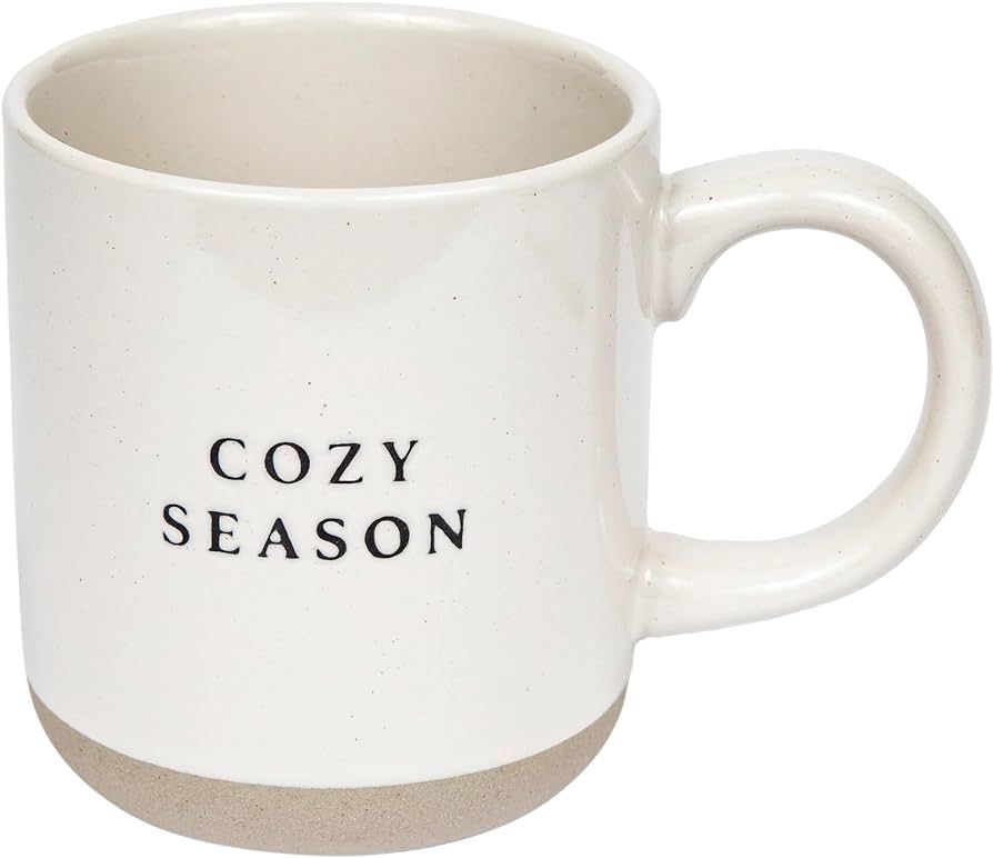Sweet Water Decor Cozy Season Stoneware Coffee Mug | Fall and Winter Novelty Coffee Mugs | Microw... | Amazon (US)