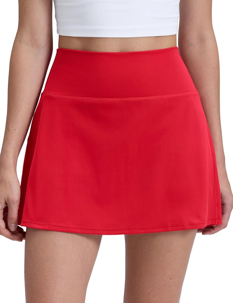 CRZ YOGA Butterluxe High Waisted Tennis Skirts for Women - Mini Lined A Line Golf Casual Skort wi... | Amazon (US)