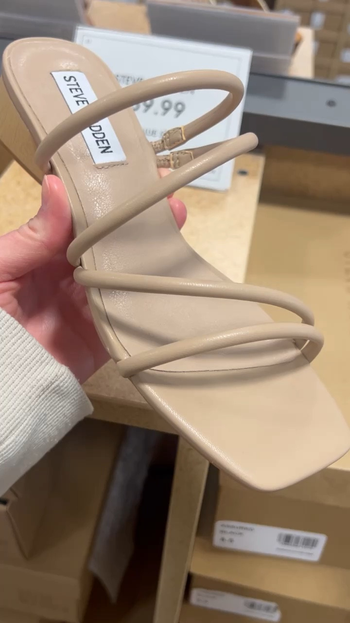 Strappy slide sandals for spring sandals, Easter shoes 

#LTKSeasonal #LTKshoecrush #LTKunder100