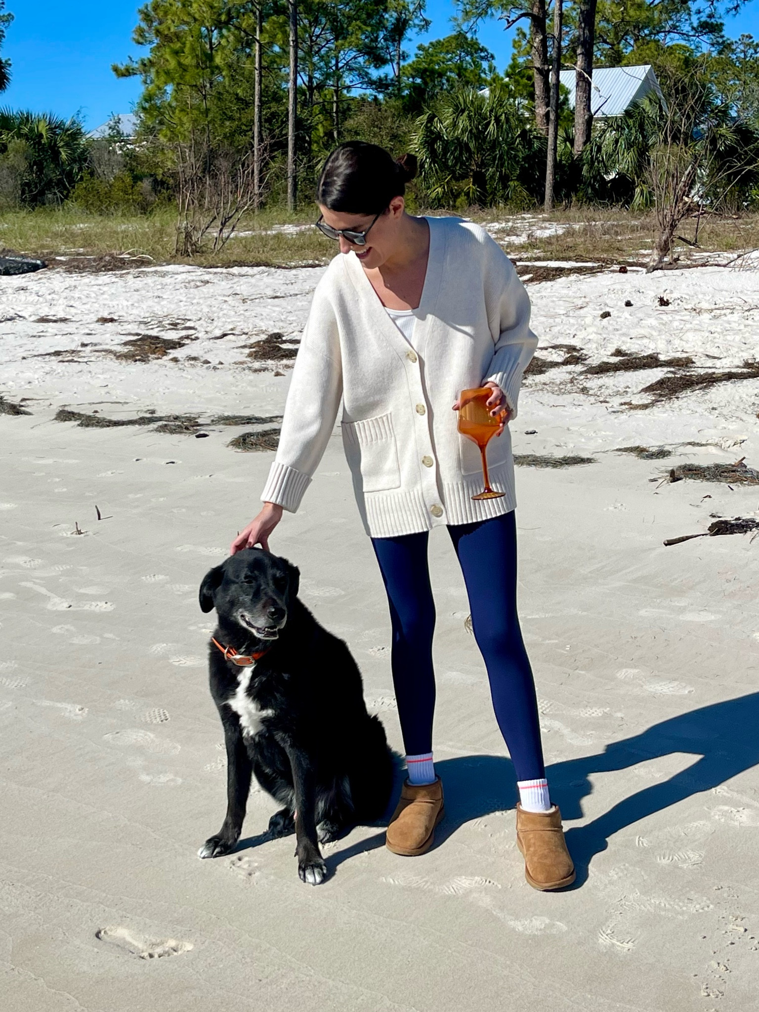 Sweater - Splendid, XS
Tank Top - Target, Small
Leggings - Aerie, Small 
Socks - Aerie 
Shoes - Ugg
Sunglasses - Amazon 

#LTKFindsUnder100 #LTKFindsUnder50 #LTKStyleTip