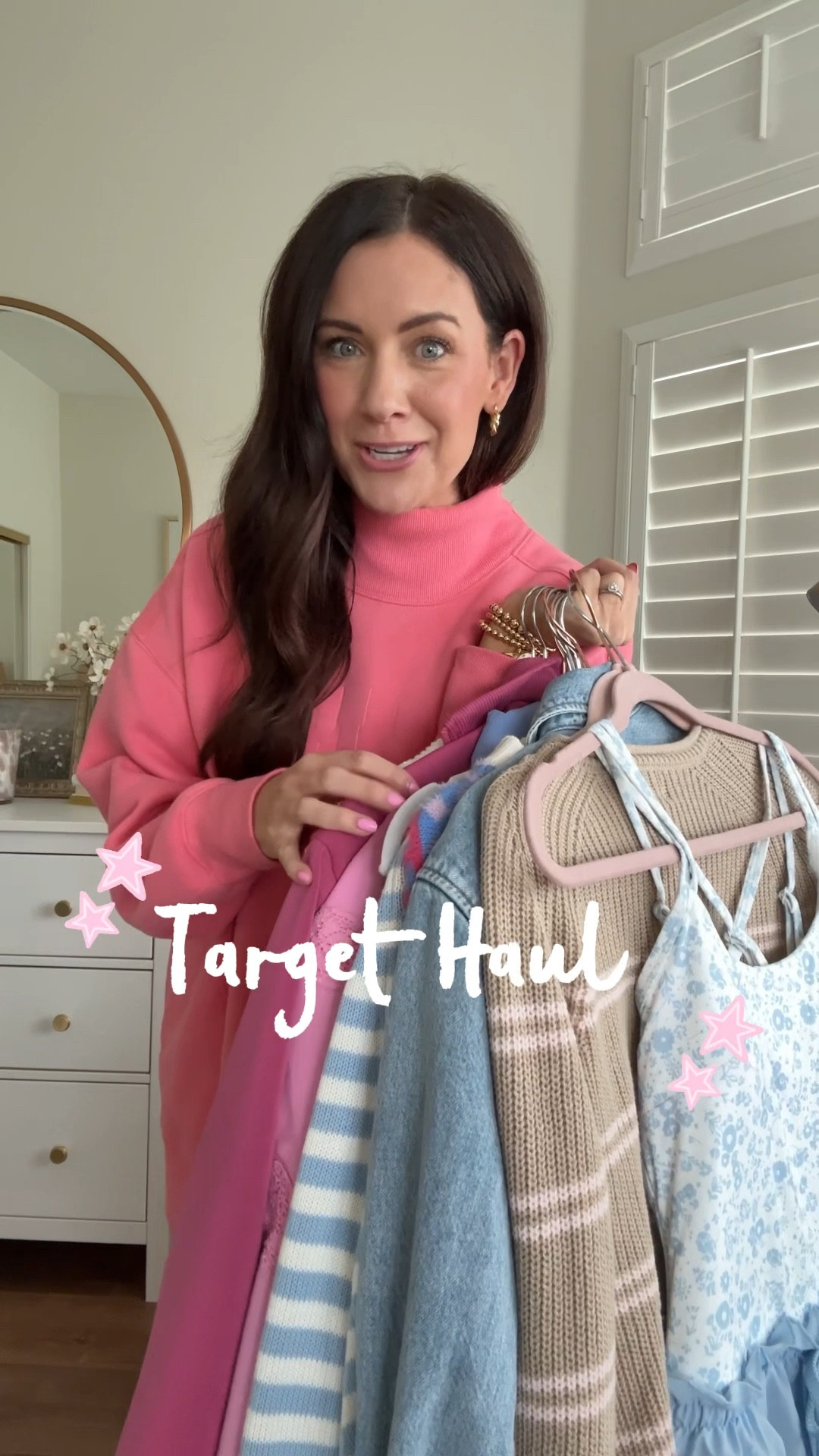 Target Haul-new arrivals & favorites I’ve been loving! 
.
.
SIZING-
Denim Pocket front jeans-2 regular
Striped blue cardigan-medium
Pink .+ blue sweater-small
Red cardigan-small 
Athletic dress-small
Crochet pink pullover-xs, runs very oversized!
Wide leg jeans-4 regular
Pink + tan striped sweater-small, want medium
Pink pocket front jeans-2 but want 4, run tts find a little tighter than denim
Raspberry zip up-xs
Henley tank-medium
.
.
Target style #targetstyle 

#LTKSeasonal #LTKootd
