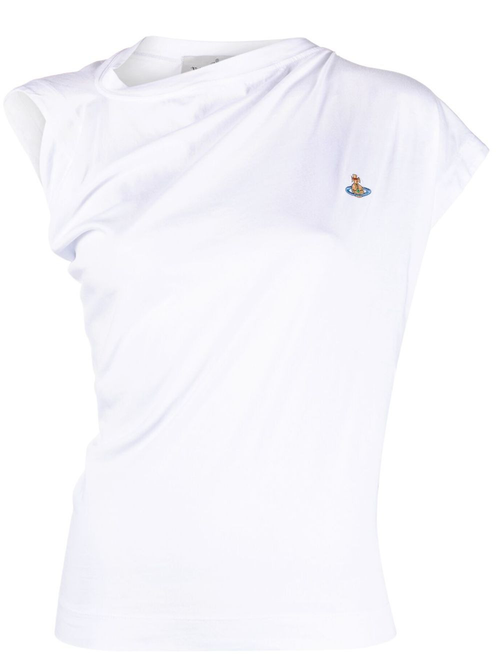 Vivienne Westwood Hebo asymmetric T-shirt - White | Farfetch Global