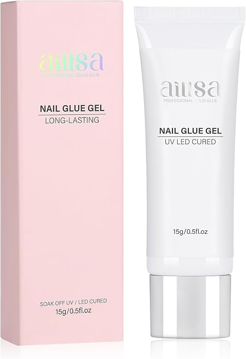 AILLSA Solid Gel Nail Glue for Nail Tips Super Strong Gel Glues Professional Fake Acrylic Soft Na... | Amazon (US)