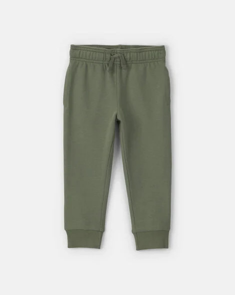Toddler Boy French Terry Joggers - Olive Green | Carter's | Carter's Inc