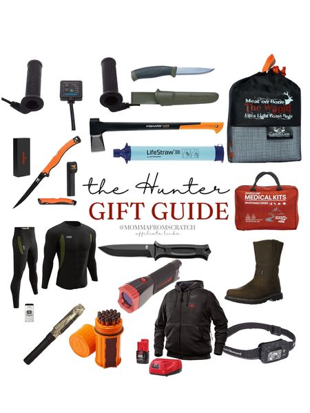 Mens gift guide, the hunter gift guide, gifts for outdoors, knives, bags, light, survival, gifts for him

#LTKmens #LTKCyberweek #LTKGiftGuide
