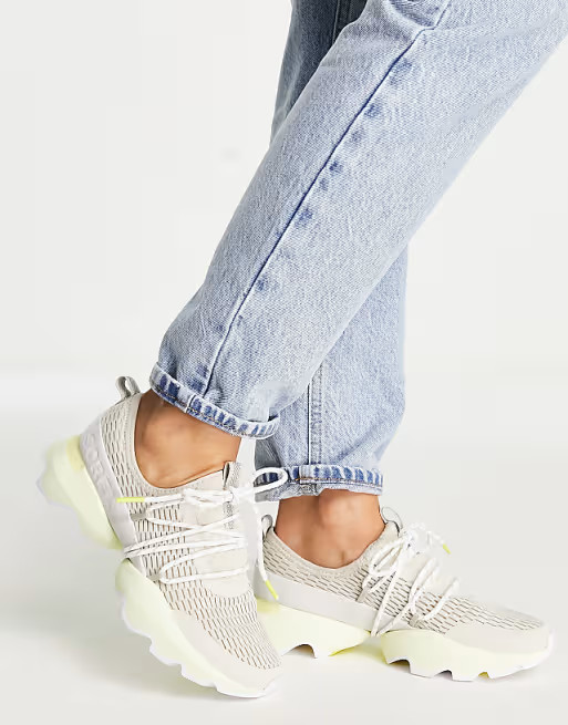 Sorel Kinetic Impact lace up sneakers in beige | ASOS | ASOS (Global)