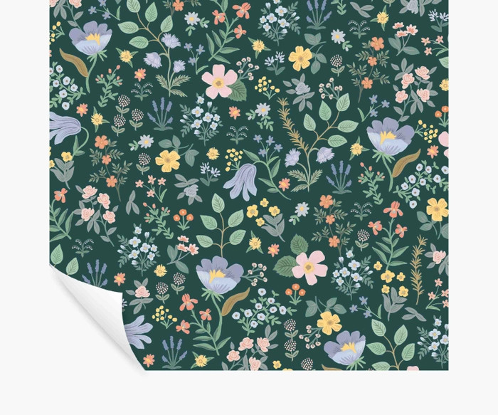 Evergreen Bramble Fields Peel & Stick Wallpaper | Rifle Paper Co. | Rifle Paper Co.