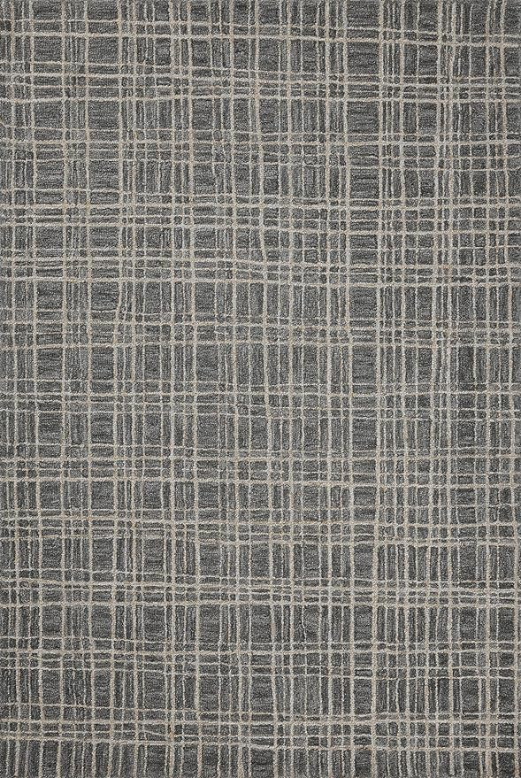 Loloi Chris Loves Julia Polly Collection POL-11 Graphite/Pebble 7'-9" x 9'-9" Area Rug | Amazon (US)